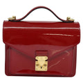 Louis Vuitton Monceau Handbag Vernis Red Patent_Leather Handbag