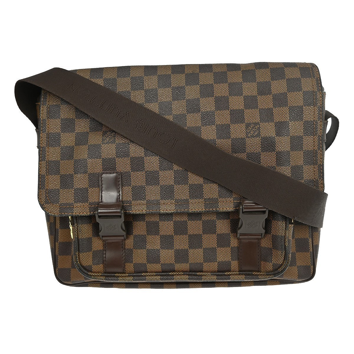 Louis Vuitton Melville Messenger Bag Damier Brown Canvas Shoulder Bag