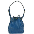 Louis Vuitton Petit Noe Handbag Epi Leather Blue Leather Shoulder Bag