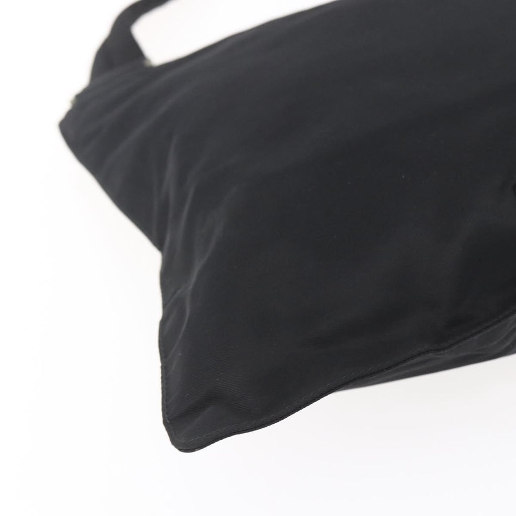 Prada Flat Messenger Bag Tessuto Black Nylon Shoulder Bag Bag