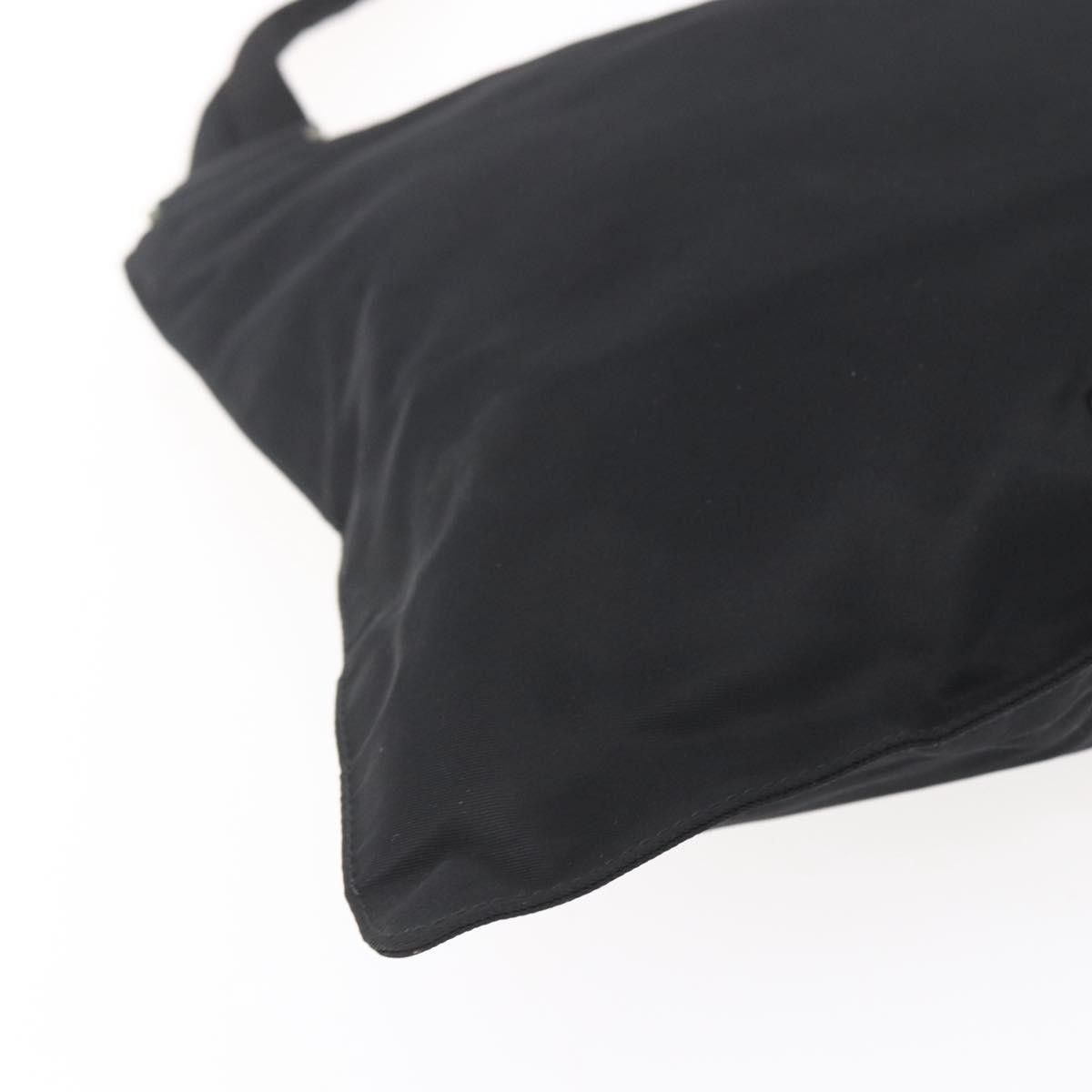 Prada Flat Messenger Bag Tessuto Black Nylon Shoulder Bag Bag