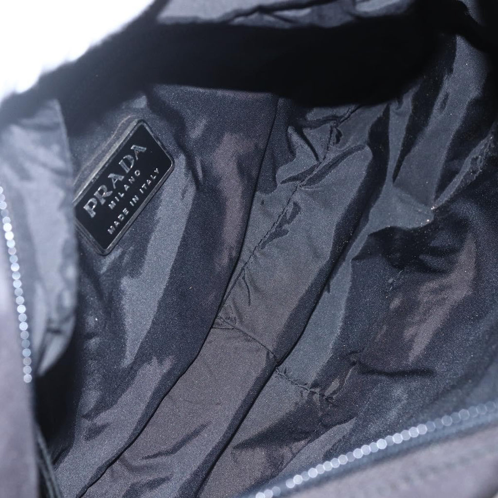 Prada Sport Zip Shoulder Bag Nylon Black Nylon Shoulder Bag Bag