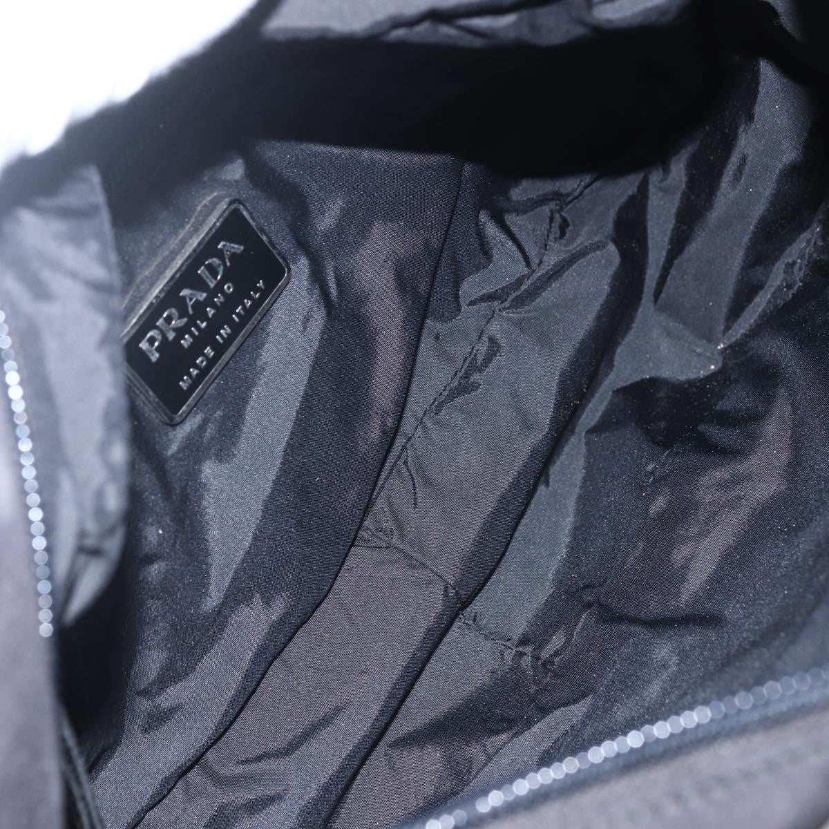 Prada Sport Zip Shoulder Bag Nylon Black Nylon Shoulder Bag Bag