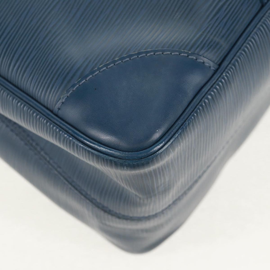Louis Vuitton Segur Handbag Epi Leather Blue Leather Shoulder Bag
