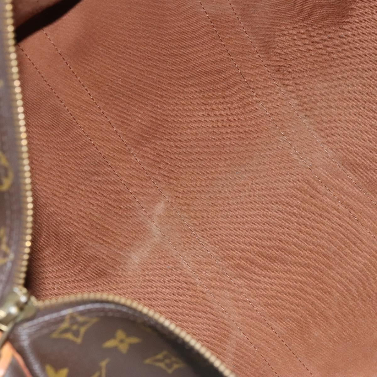 Louis Vuitton Keepall Bag Monogram Canvas Brown Canvas Travel Bag