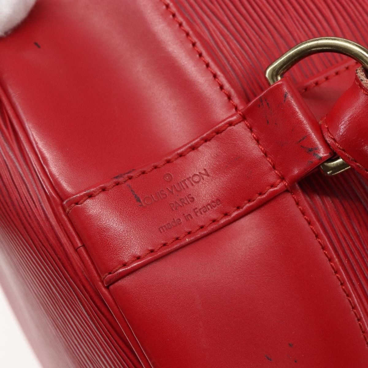 Louis Vuitton Randonnee Backpack Epi Leather Red Leather Shoulder Bag