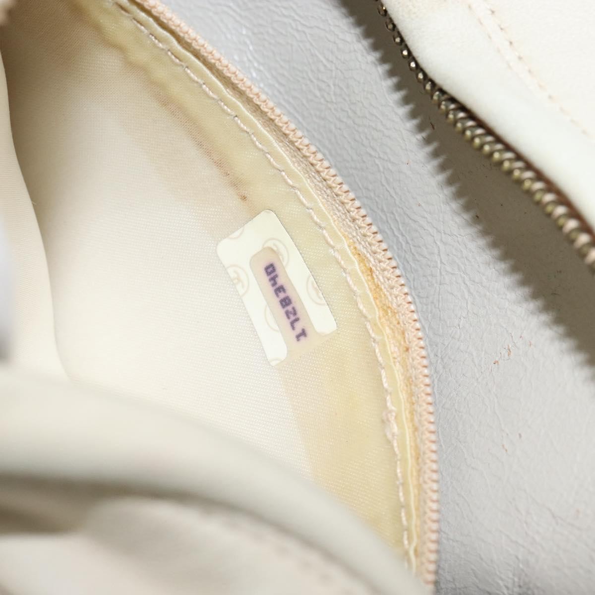 Chanel Vintage Front Pocket Camera Bag Quilted Lambskin Beige Leather Shoulder Bag Bag