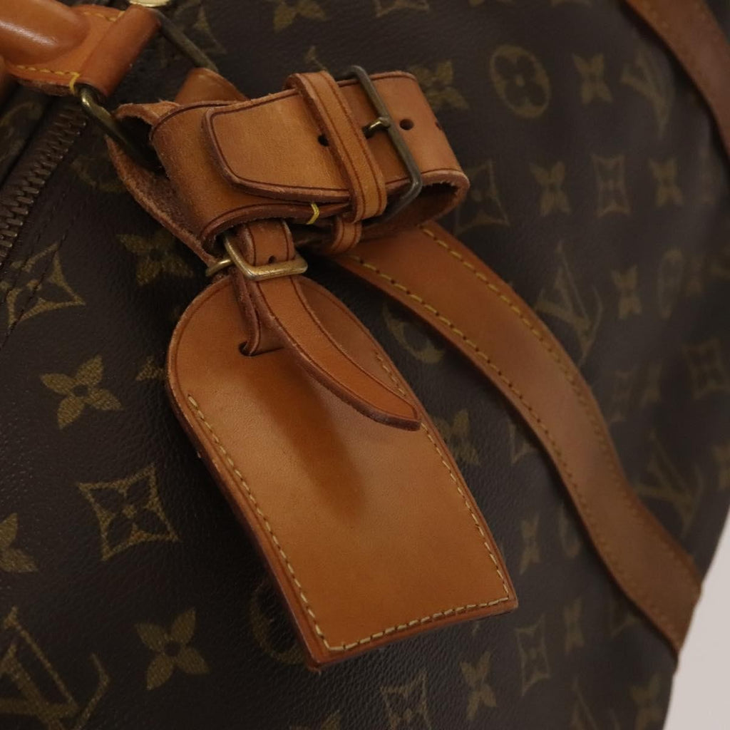Louis Vuitton Keepall Bandouliere Bag Monogram Canvas Brown Canvas Travel Bag