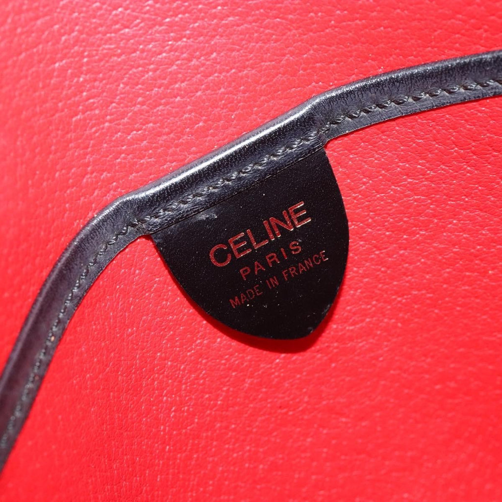 Celine Handbag Leather Black Leather Handbag