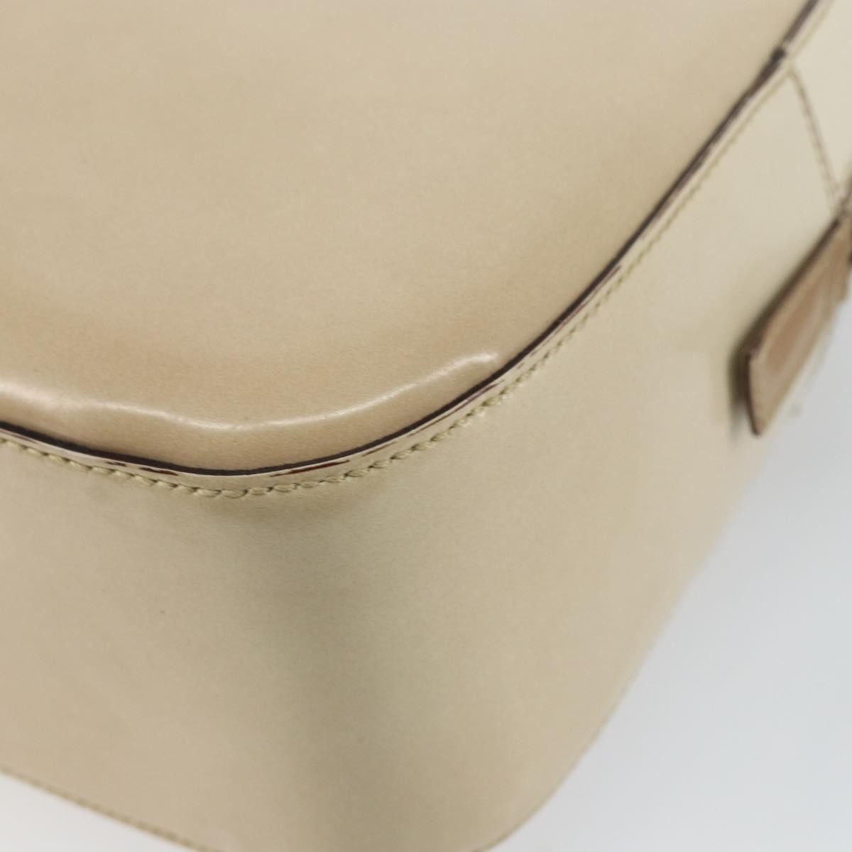 Prada Re-Edition 1995 Handbag Patent Leather Beige Patent_Leather Handbag