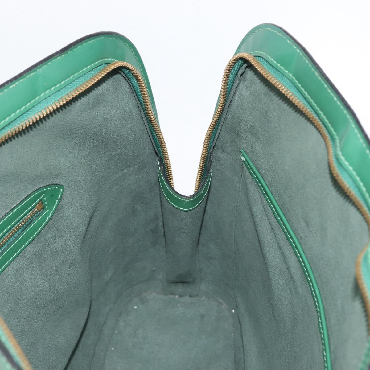 Louis Vuitton Lussac Handbag Epi Leather Green Leather Shoulder Bag