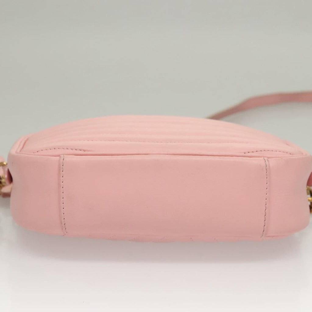 Louis Vuitton New Wave Camera Bag Quilted Leather Pink Leather Bag