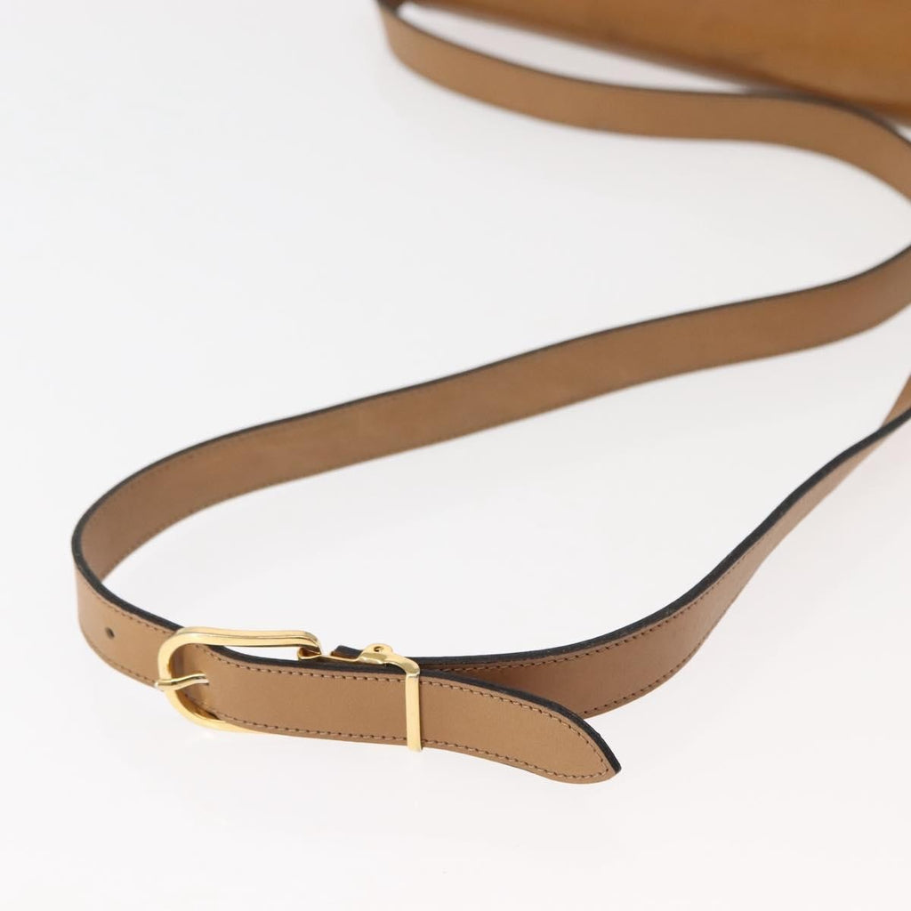 Christian Dior Vintage Honeycomb Shoulder Bag Canvas And Leather Brown Canvas Shoulder Bag Bag (Pre-Owned)