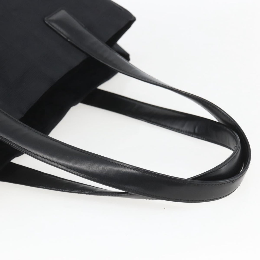 Chanel Travel Line Tote Nylon Black Nylon Tote Bag Bag