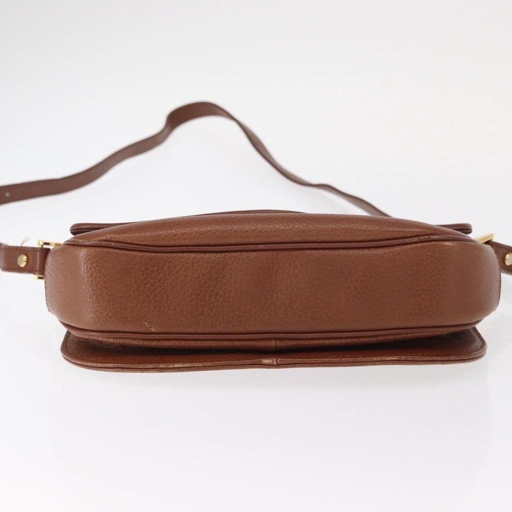 Burberry Vintage Shoulder Bag Leather Brown Leather Shoulder Bag