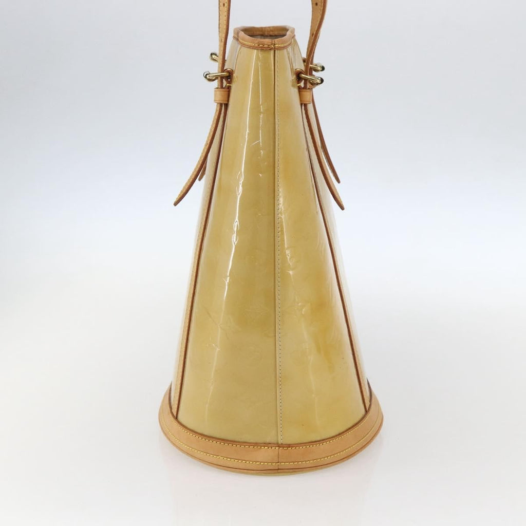 Louis Vuitton Bucket Bag Monogram Vernis Beige Patent_Leather Shoulder Bag