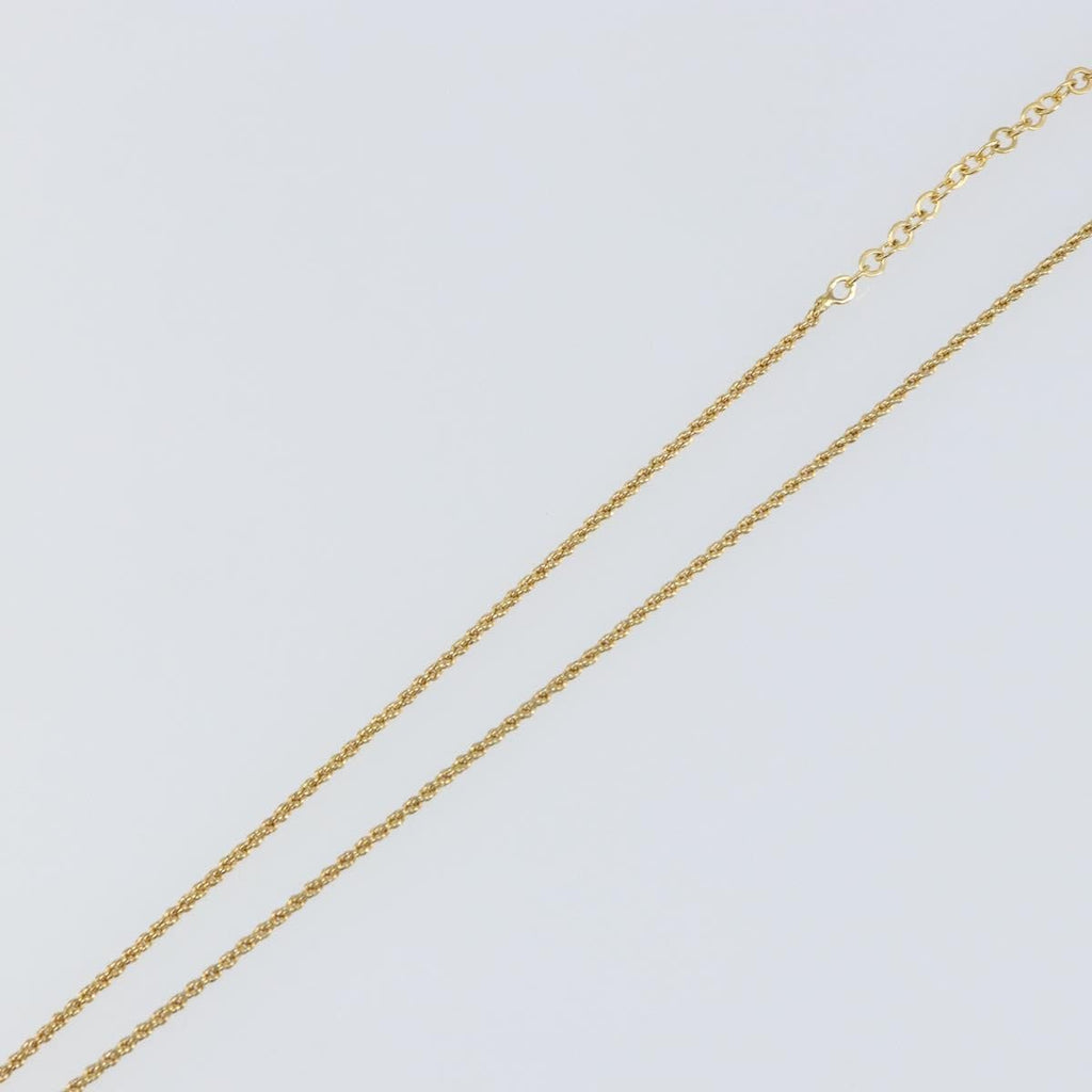 Christian Dior Cd Round Pendant Necklace Metal Gold Metal Necklace Jewelry (Pre-Owned)