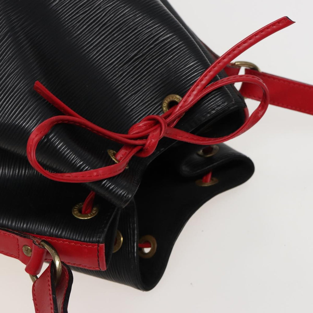 Louis Vuitton Bicolor Noe Handbag Epi Leather Black Leather Shoulder Bag