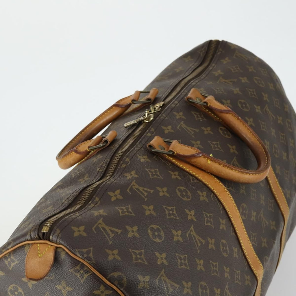 Louis Vuitton Keepall Bag Monogram Canvas Brown Canvas Travel Bag