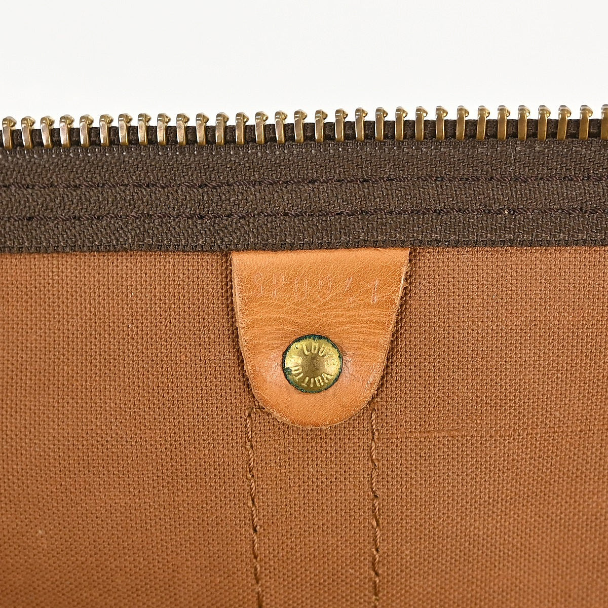 Louis Vuitton Keepall Bag Monogram Canvas Brown Canvas Travel Bag