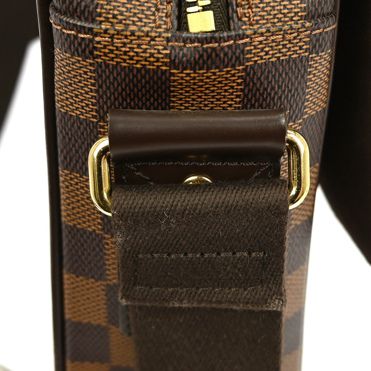 Louis Vuitton Shelton Messenger Bag Damier Brown Canvas Shoulder Bag