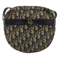 Christian Dior Vintage Trotter Shoulder Bag Canvas Navy Canvas Shoulder Bag Bag (Pre-Owned)