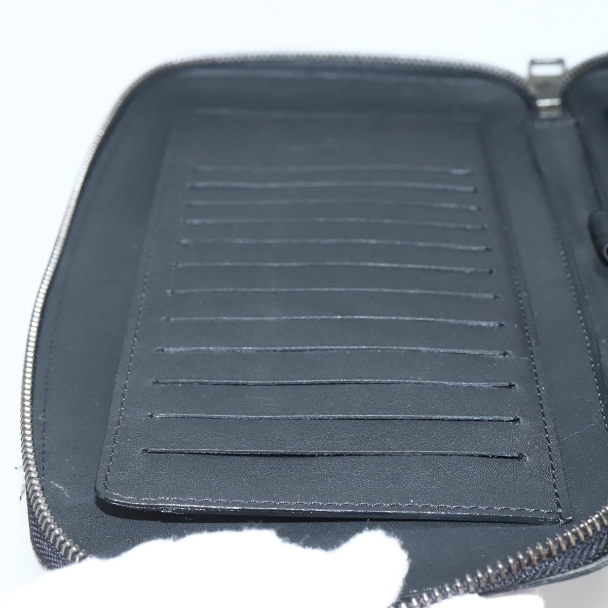 Louis Vuitton Organiser Atholl Leather Black Leather Bag