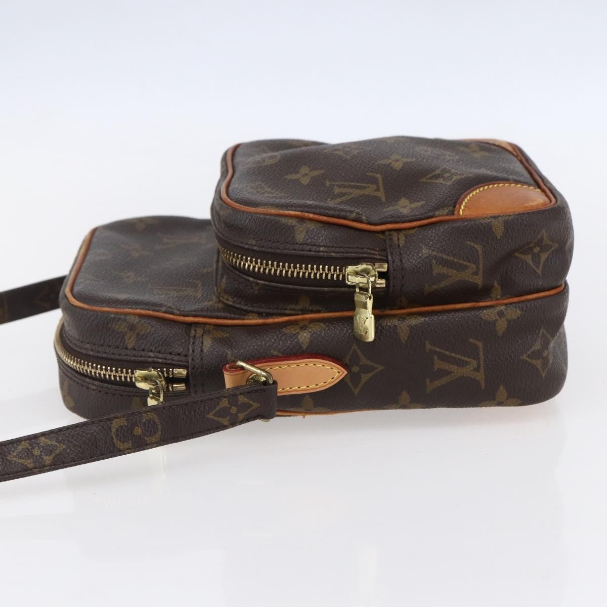 Louis Vuitton Amazone Bag Monogram Canvas Brown Canvas Shoulder Bag