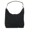 Gucci Zip Hobo Nylon Black Nylon Shoulder Bag Bag (Pre-Owned)