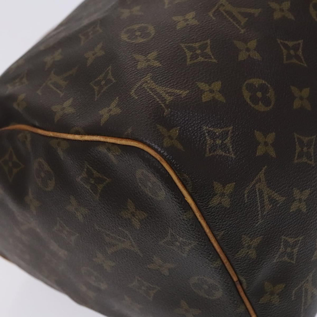 Louis Vuitton Keepall Bag Monogram Canvas Brown Canvas Travel Bag