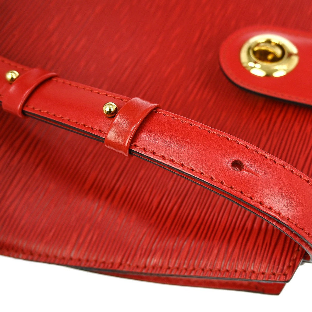 Louis Vuitton Cluny Shoulder Bag Epi Leather Red Leather Shoulder Bag