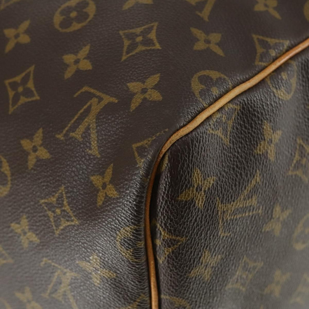 Louis Vuitton Keepall Bag Monogram Canvas Brown Canvas Travel Bag