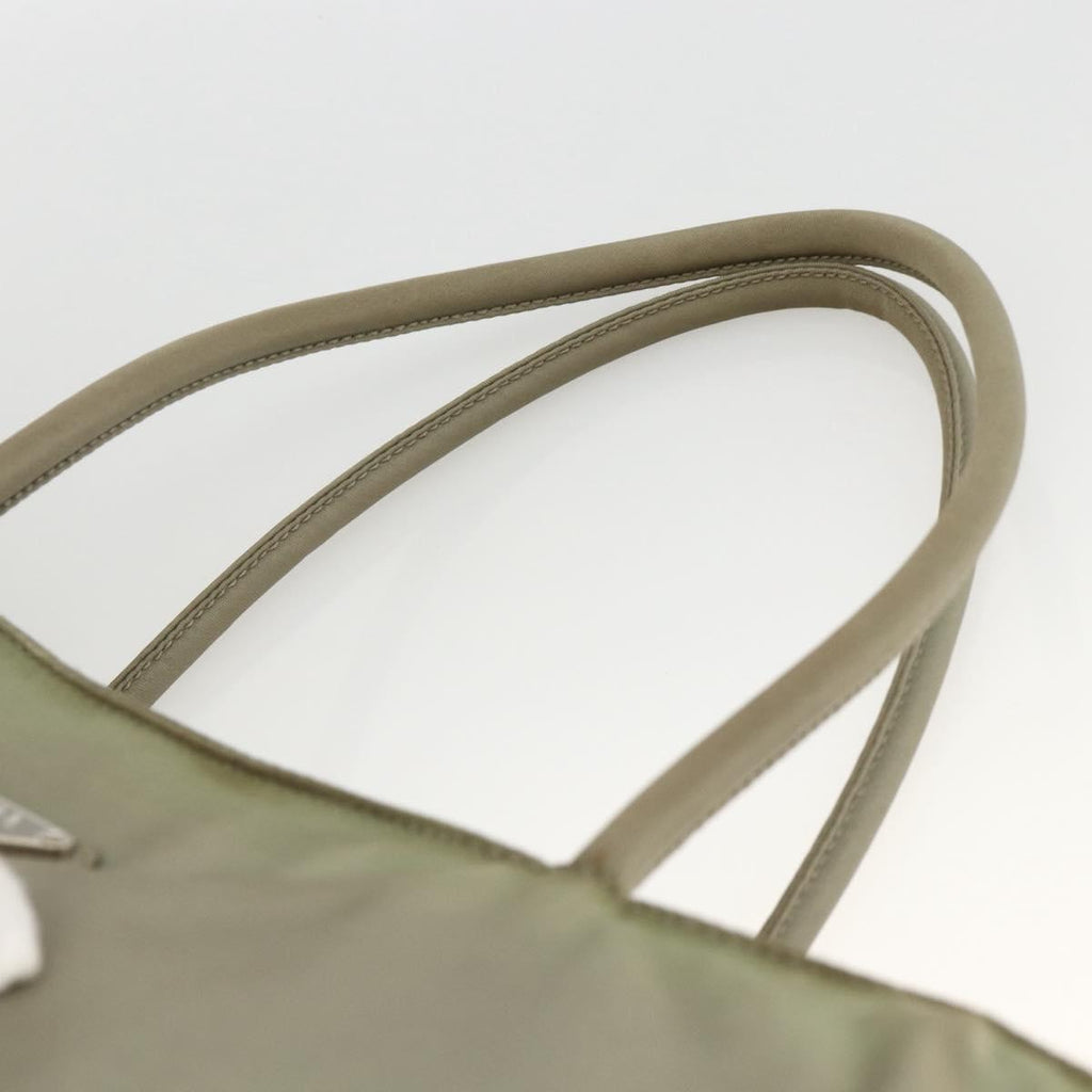 Prada Vintage Tote Tessuto Beige Nylon Tote Bag Bag