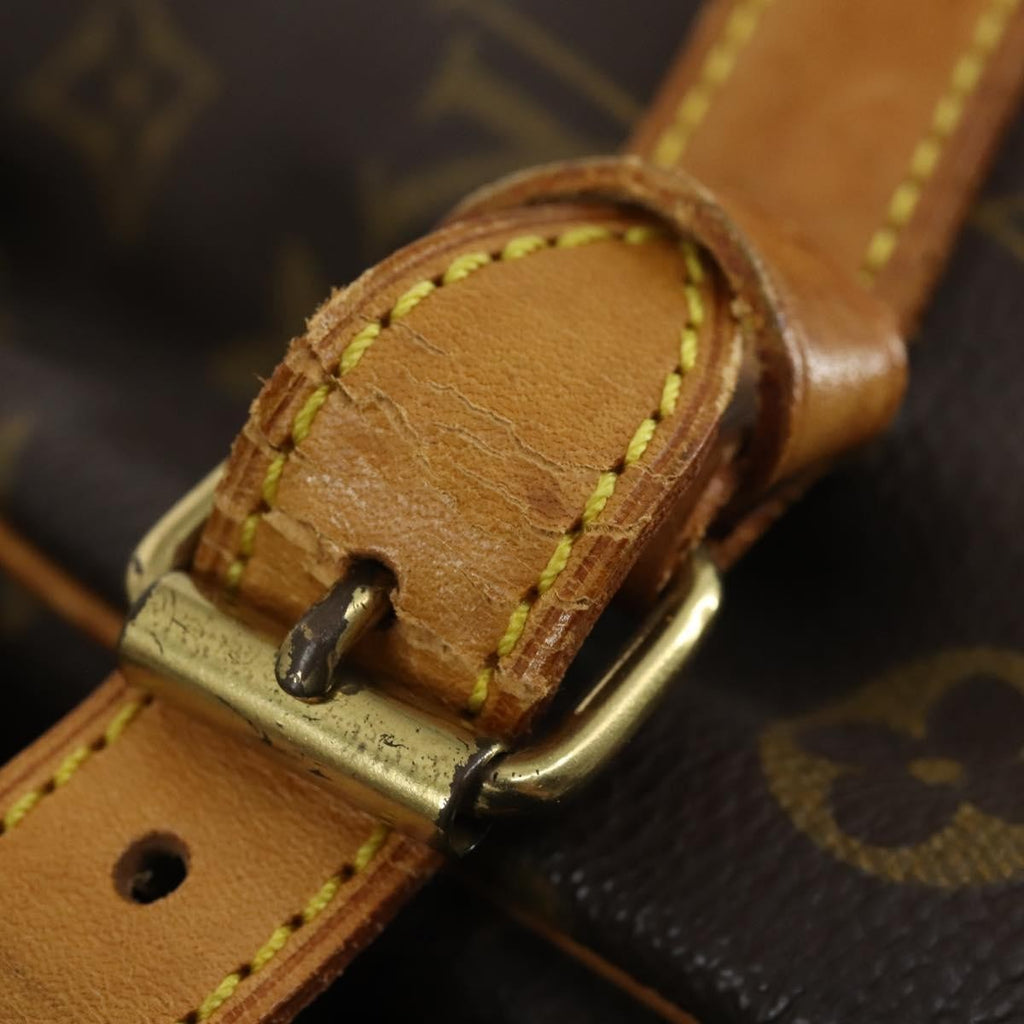 Louis Vuitton Saumur Handbag Monogram Canvas Brown Canvas Shoulder Bag