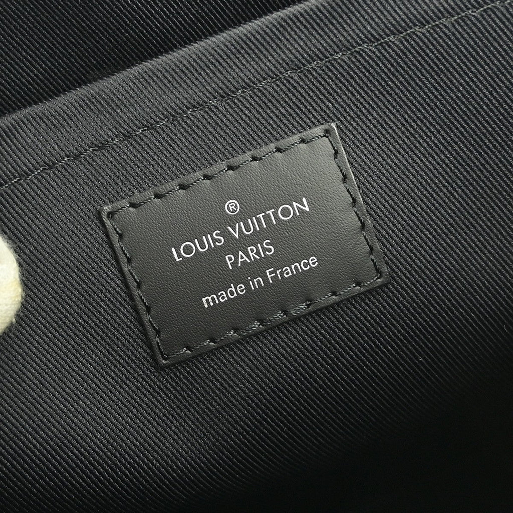 Louis Vuitton Discovery Pochette Monogram Eclipse Canvas Black Canvas Clutche & Pouche Bag