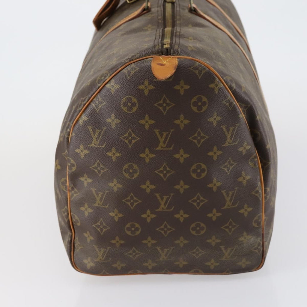 Louis Vuitton Keepall Bag Monogram Canvas Brown Canvas Travel Bag