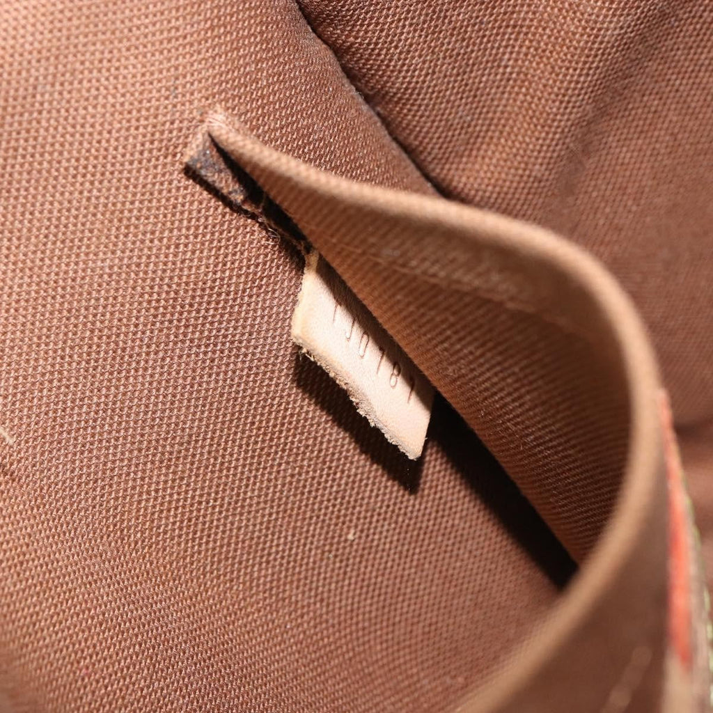 Louis Vuitton Sologne Handbag Monogram Canvas Brown Canvas Shoulder Bag