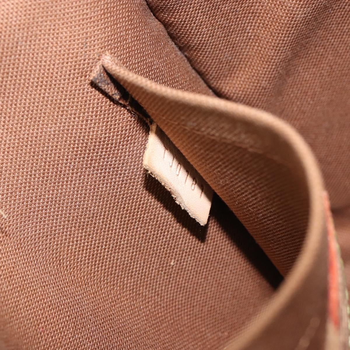 Louis Vuitton Sologne Handbag Monogram Canvas Brown Canvas Shoulder Bag