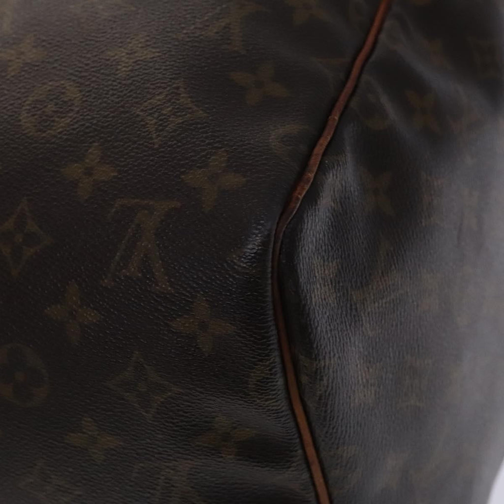 Louis Vuitton Keepall Bag Monogram Canvas Brown Canvas Travel Bag