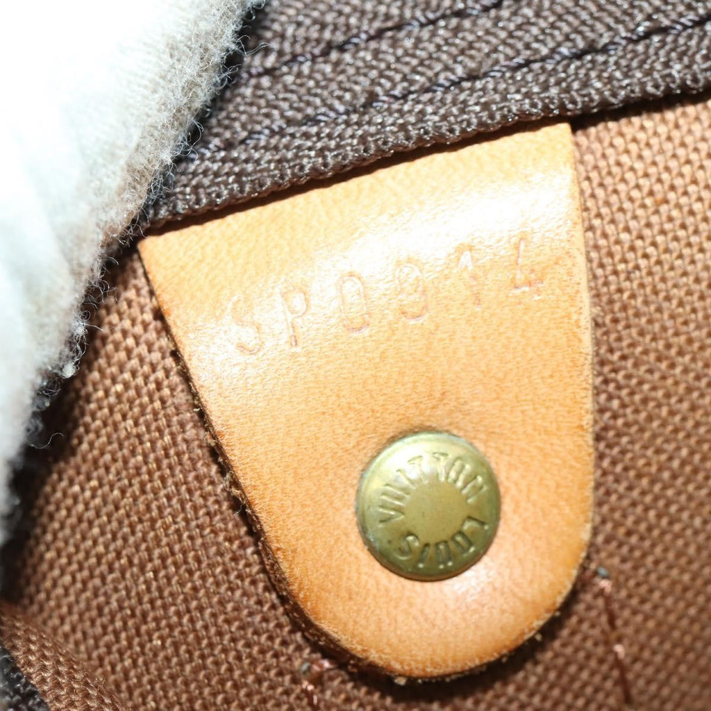 Louis Vuitton Keepall Bag Monogram Canvas Brown Canvas Travel Bag