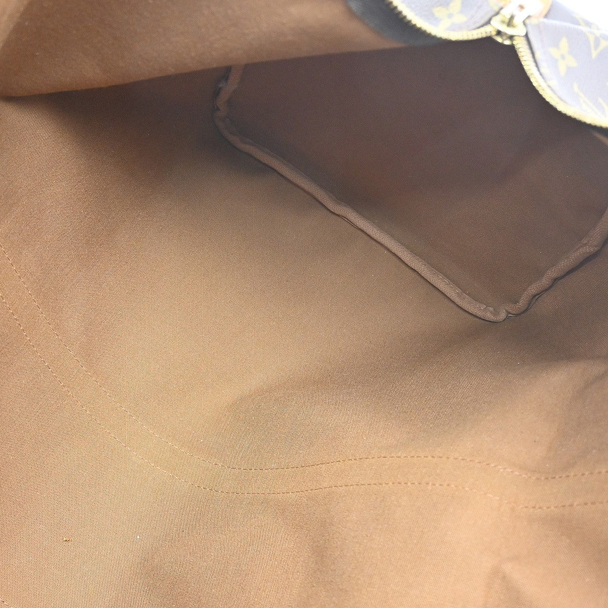 Louis Vuitton Keepall Bag Monogram Canvas Brown Canvas Travel Bag