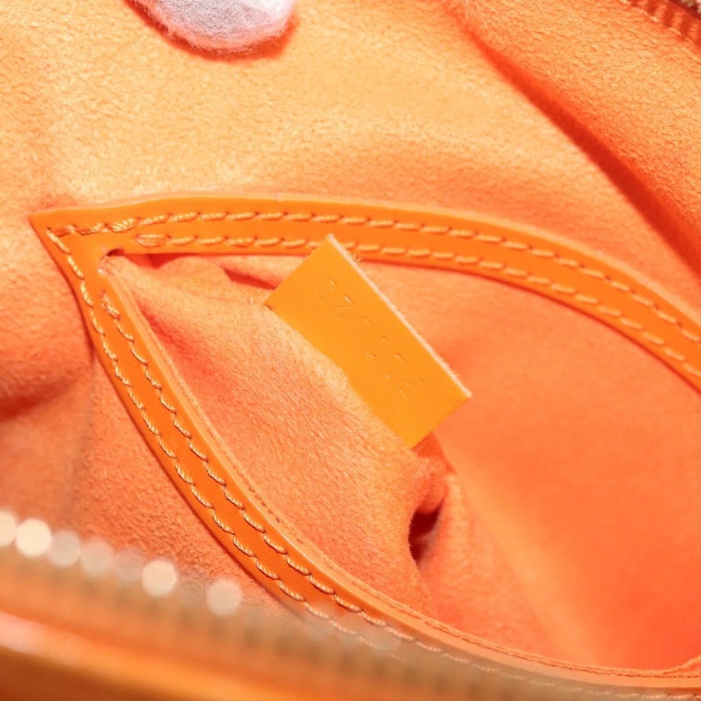 Louis Vuitton Alma Handbag Epi Leather Orange Leather Handbag