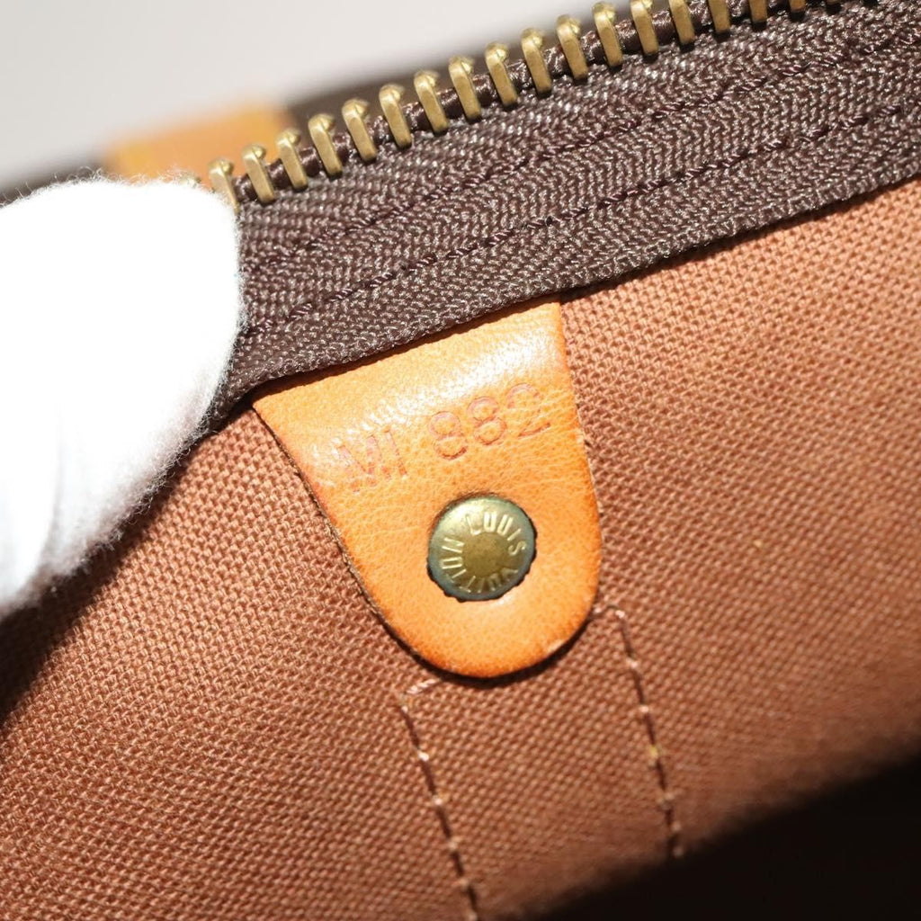 Louis Vuitton Keepall Bag Monogram Canvas Brown Canvas Travel Bag