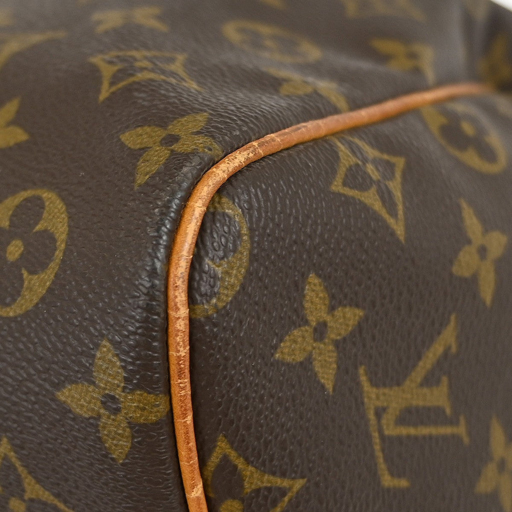 Louis Vuitton Keepall Bag Monogram Canvas Brown Canvas Travel Bag