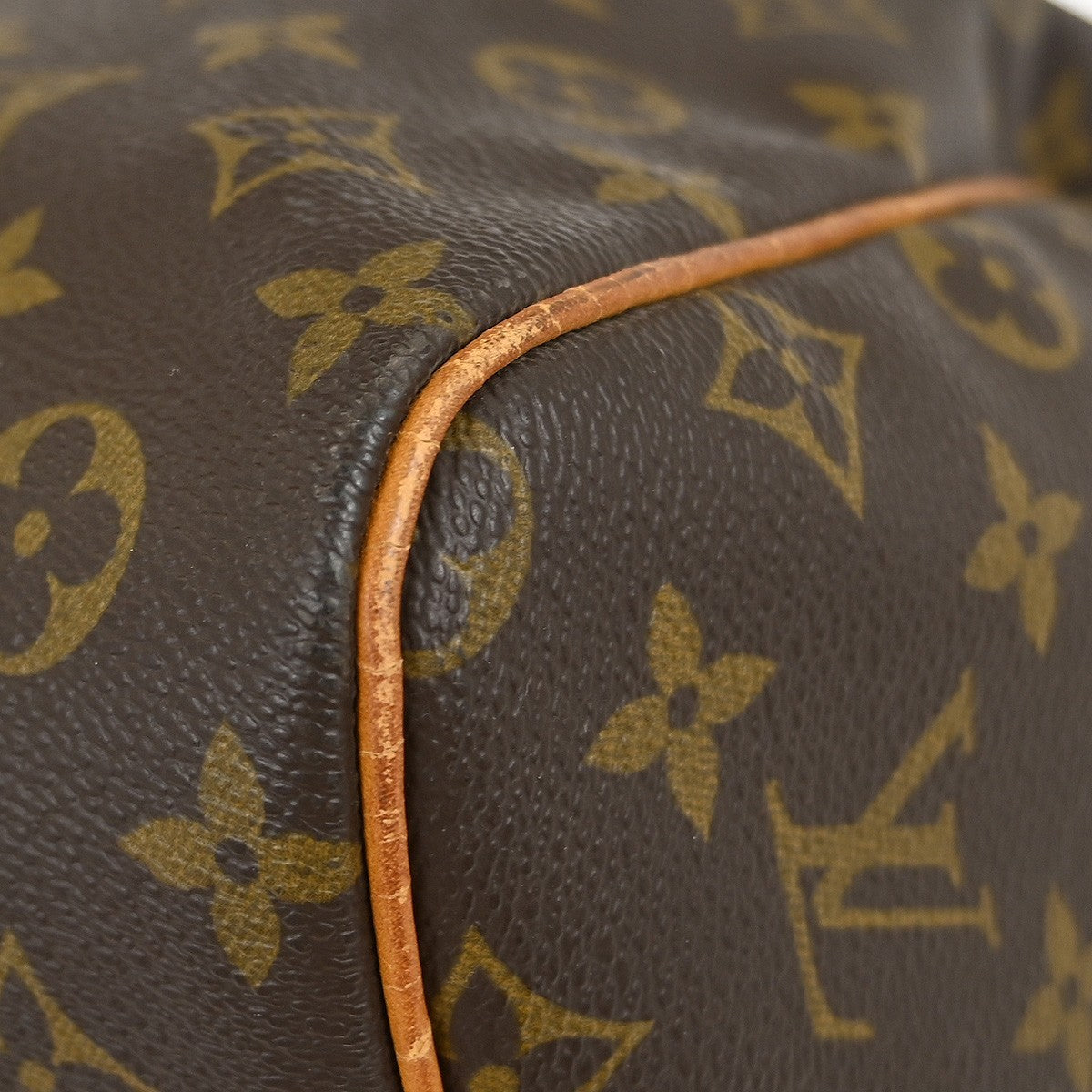 Louis Vuitton Keepall Bag Monogram Canvas Brown Canvas Travel Bag
