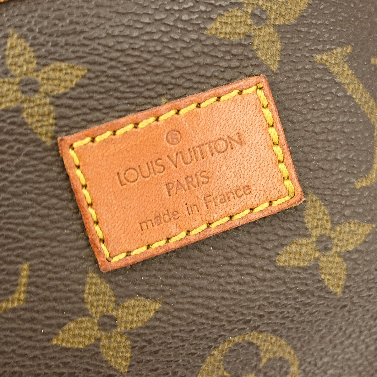 Louis Vuitton Saumur Handbag Monogram Canvas Brown Canvas Shoulder Bag