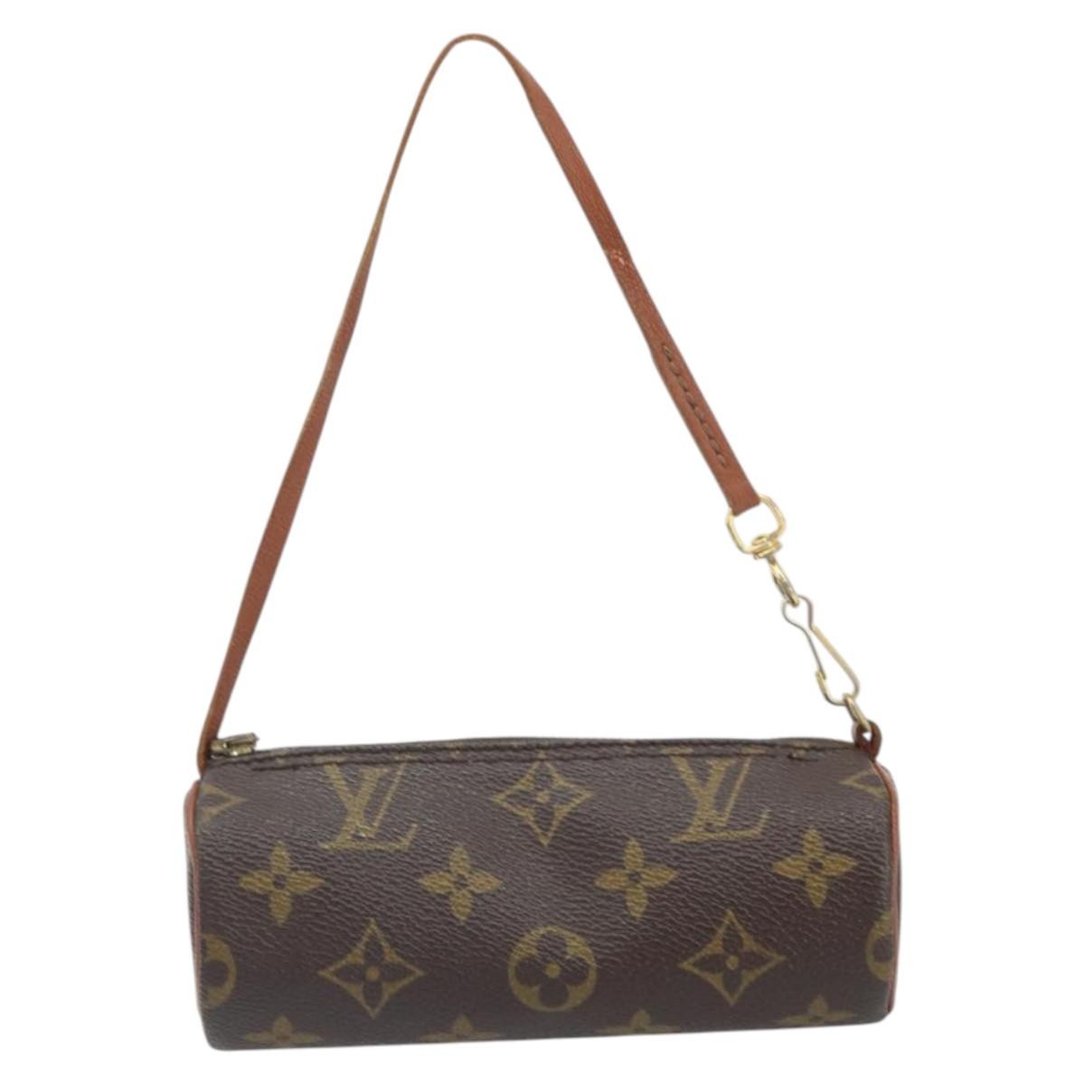 Louis Vuitton Papillon Pochette Monogram Canvas Brown Canvas Clutche & Pouche Bag