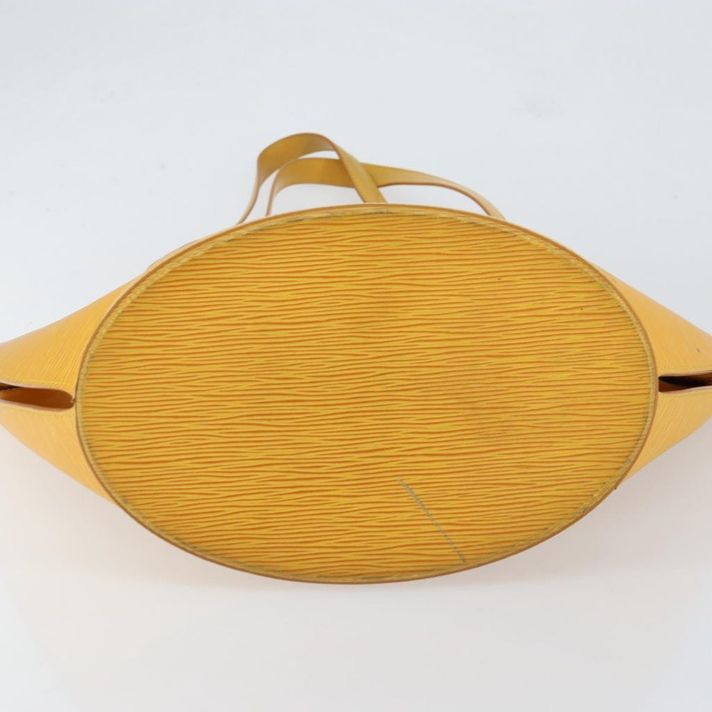 Louis Vuitton Saint Jacques Handbag Epi Leather Yellow Leather Shoulder Bag