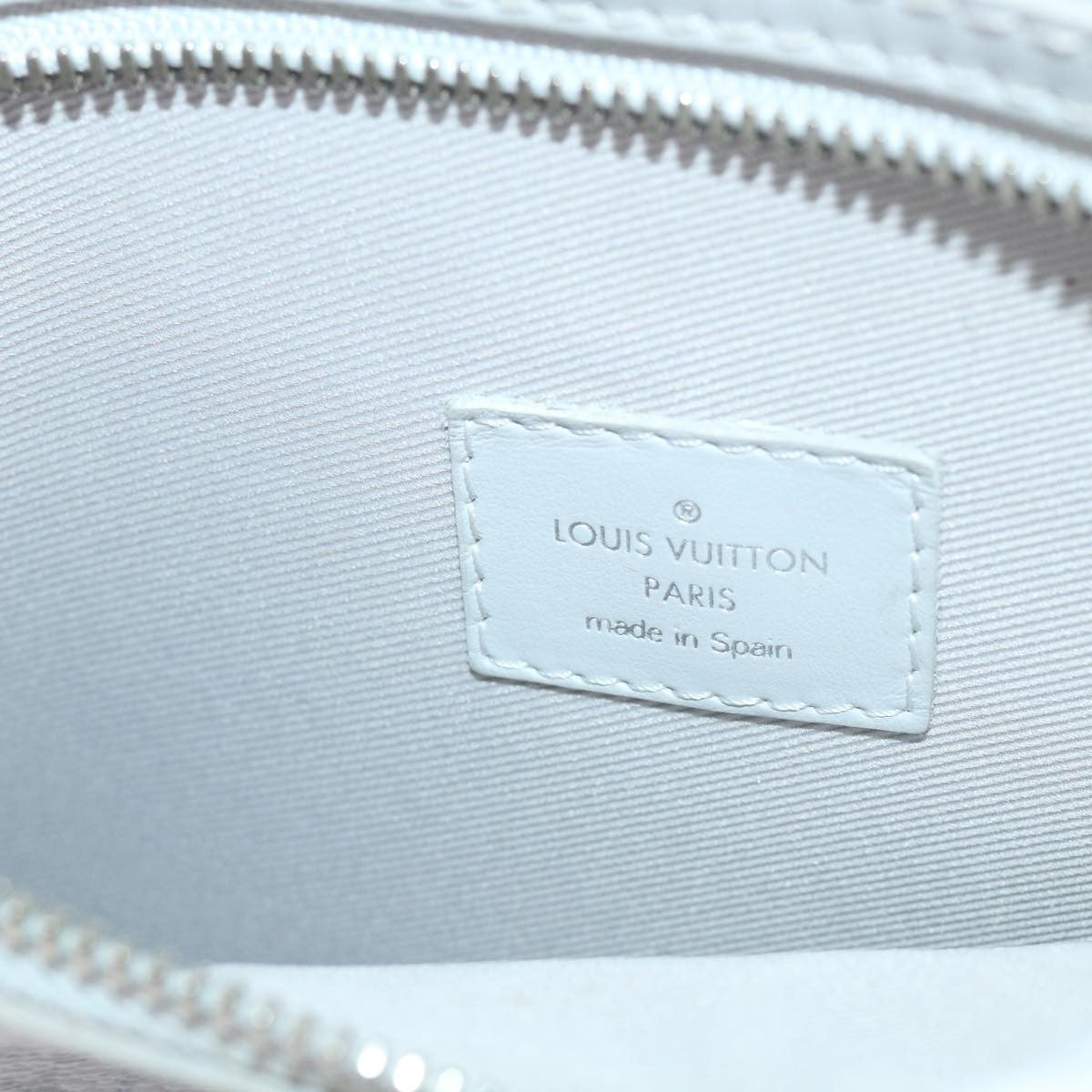 Louis Vuitton Double Flat Messenger Bag Limited Edition Logo Story Monogram Canvas And Denim Multicolour Canvas Clutche & Pouche Bag