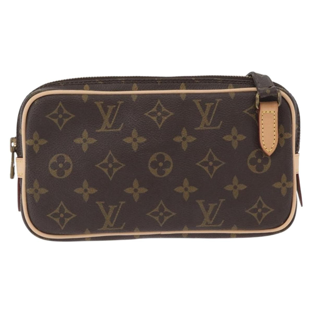 Louis Vuitton Pochette Marly Bandouliere Bag Monogram Canvas Brown Canvas Shoulder Bag